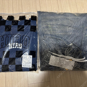 glgk 자수 데님 140 그레이 + 히로 홈세트 네이비 150