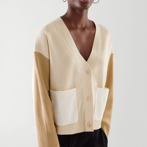 COS 코스 컬러블록 니트 가디건 xs / 랑방 마인 오브제 타임 럭키슈에뜨 산드로 마쥬 오르 시에 시스템