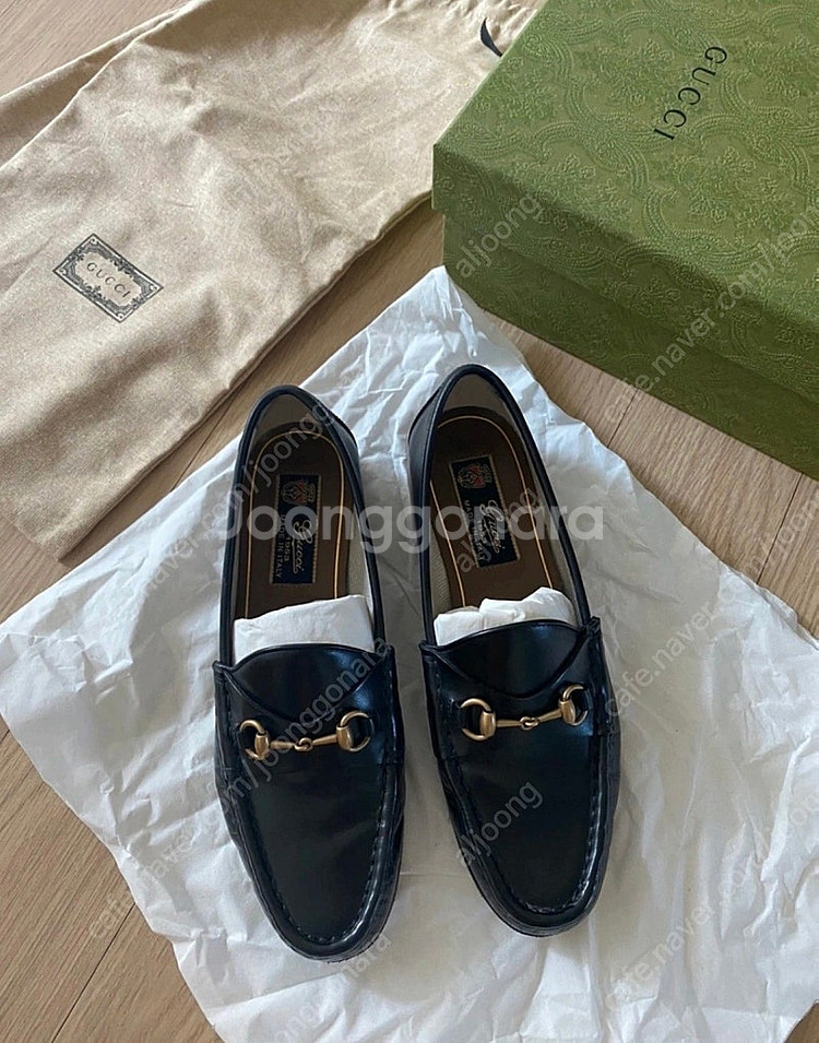 구찌 Gucci 1953 홀스빗 레더 로퍼 블랙 컬러--2