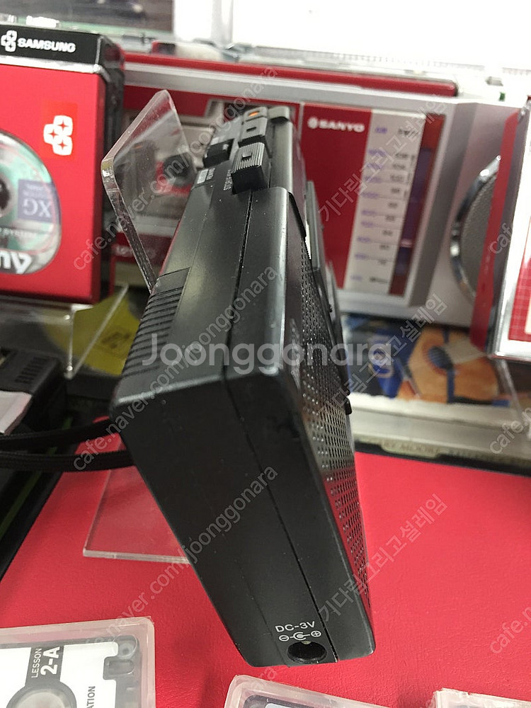 워크맨/마이크로카세트 정크품 2대 일괄판매:OLYMPUS L400+Aiwa TP-M10+녹음된 어학 테이프 5개 /...--5