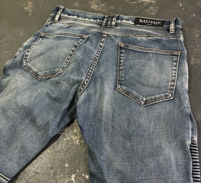 발망 바이커진 청바지 데님 팬츠 32 / L 이미지