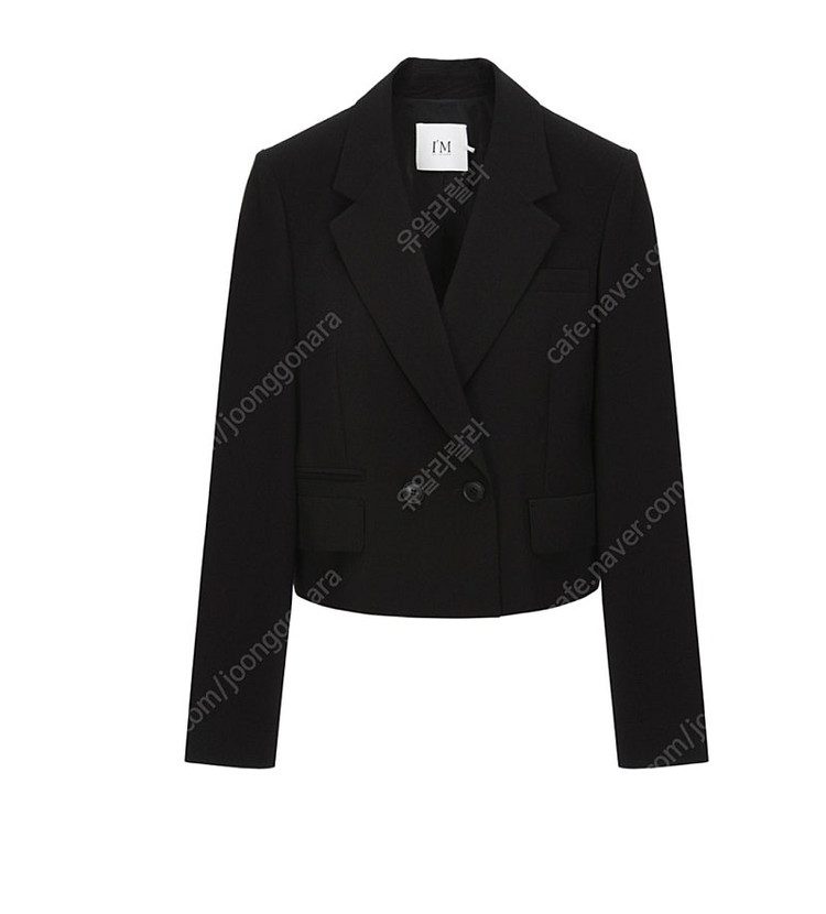 택달린 새상품) 잇미샤 크롭 테일러드 자켓 블랙 55--4