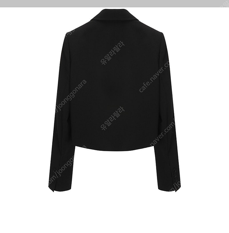 택달린 새상품) 잇미샤 크롭 테일러드 자켓 블랙 55--5