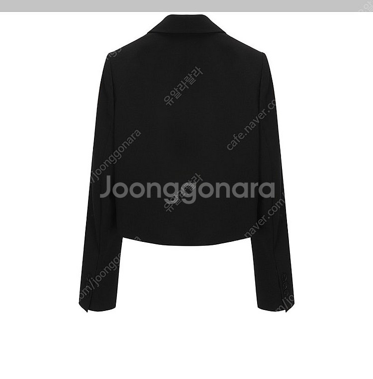 택달린 새상품) 잇미샤 크롭 테일러드 자켓 블랙 55--5
