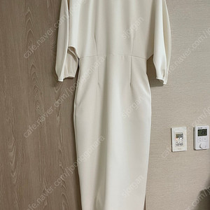 벌룬 소매 원피스