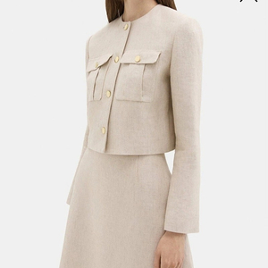 띠어리 weave linen skirt 10사이즈