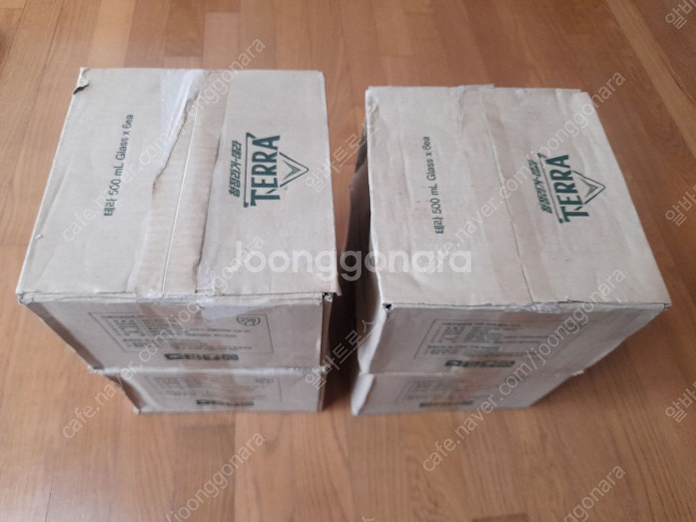 (팝니다) 생맥주잔 500cc 300cc(테라, 카스)...--2
