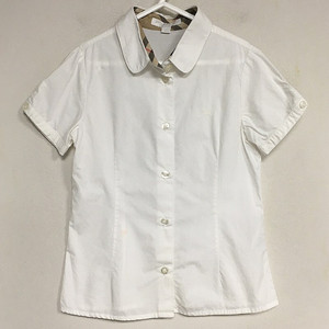 버버리 키즈 정품 반팔 셔츠 블라우스 6Y / 랑방 마인 오브제 타임 럭키슈에뜨 산드로 마쥬 오르 시에 시스템