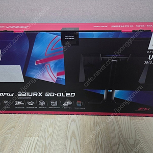 MSI MAG 321URX QD-OLED 모니터 무결점