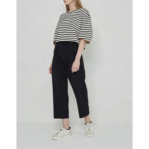 21 SYSTEM 시스템 백밴딩 크롭 팬츠 67 / 랑방 마인 오브제 타임 럭키슈에뜨 산드로 마쥬 오르 시에 시스템