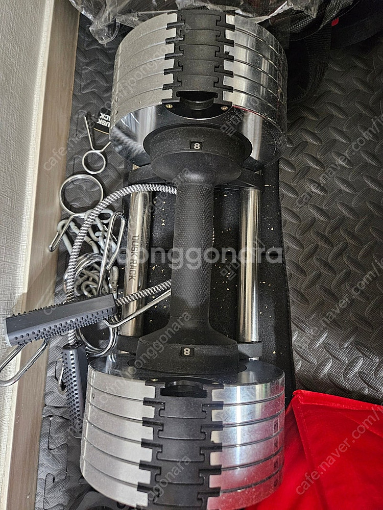 더스크랙 무게조절 덤벨 아령 누오 24kg--0