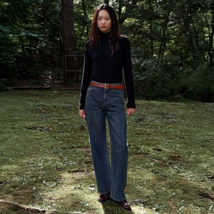 24 KUHO 구호 빈티지 워시 와이드 데님 팬츠 64 / 랑방 마인 오브제 타임 럭키슈에뜨 산드로 마쥬 오르 시에 시스템