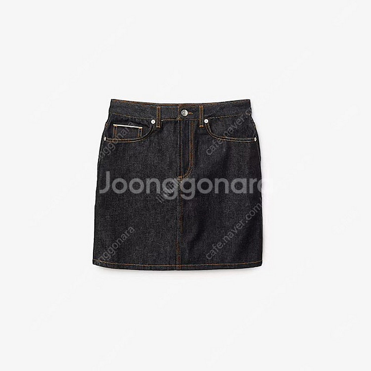라코스테 데님 스커트 생지 34 새상품--4
