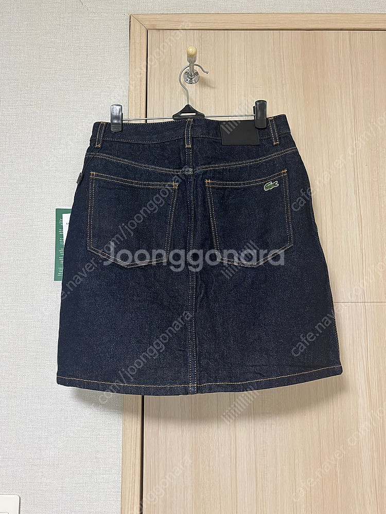 라코스테 데님 스커트 생지 34 새상품--7