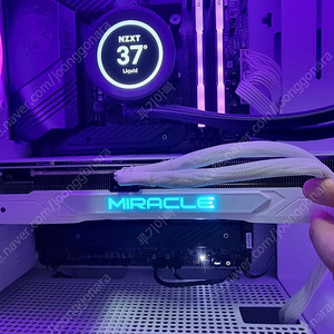 이엠텍 RTX 4070 Ti SUPER MIRACLE 미라클 WHITE D6X 16GB 그래픽카드