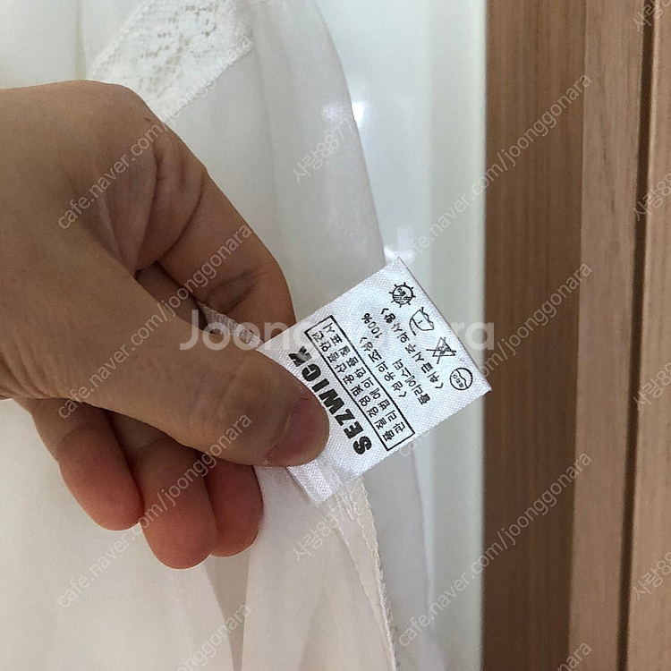 세즈윅 시스루 아일렛 크로셰 펀칭 아뜰리에 블라우스 레...--6
