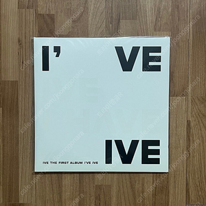 아이브 (IVE) - 정규1집 I’ve IVE 화이트컬러 한정반 미개봉 LP 판매합니다.