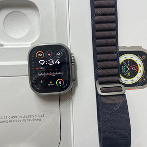 애플워치 울트라1 실버 49mm SSS 급
