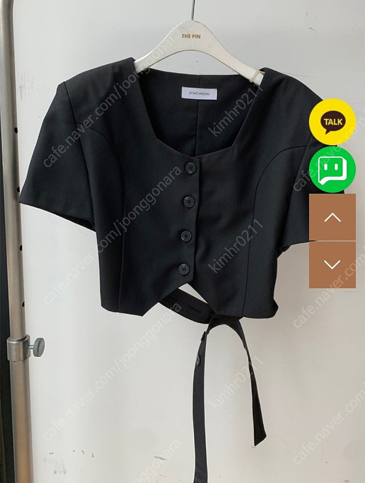 더핀 캔디 블라우스+ 캔디스커트 블랙 세트--9