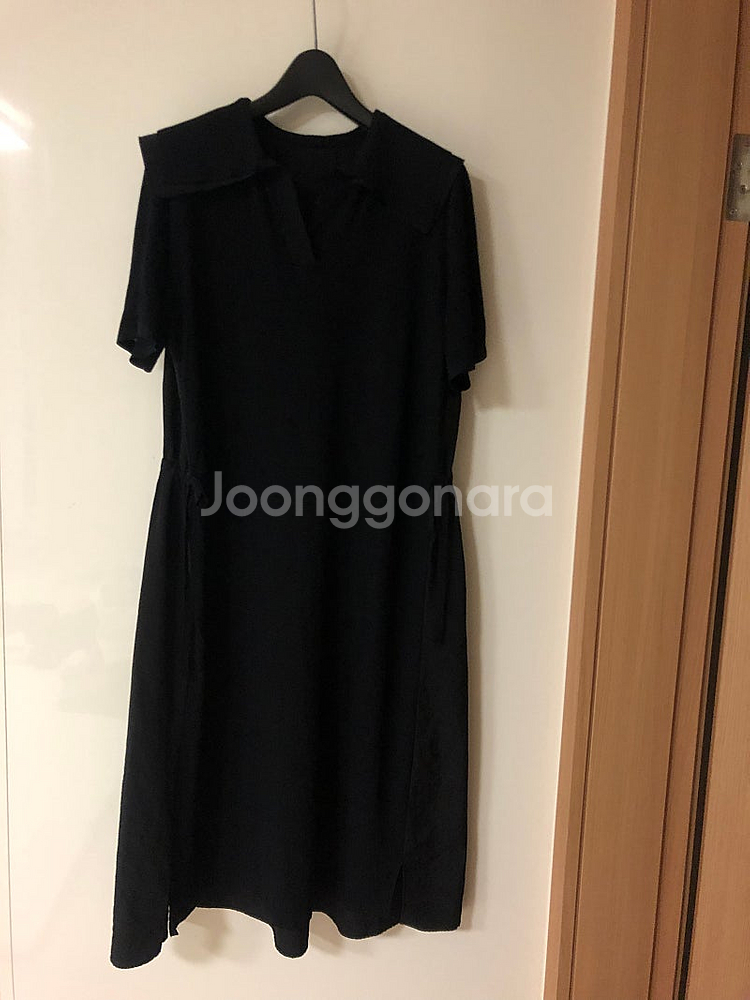 온앤온 21년 빅카라 세일러 바스락 니트 원피스 올드머니룩 하객룩 출근룩--0