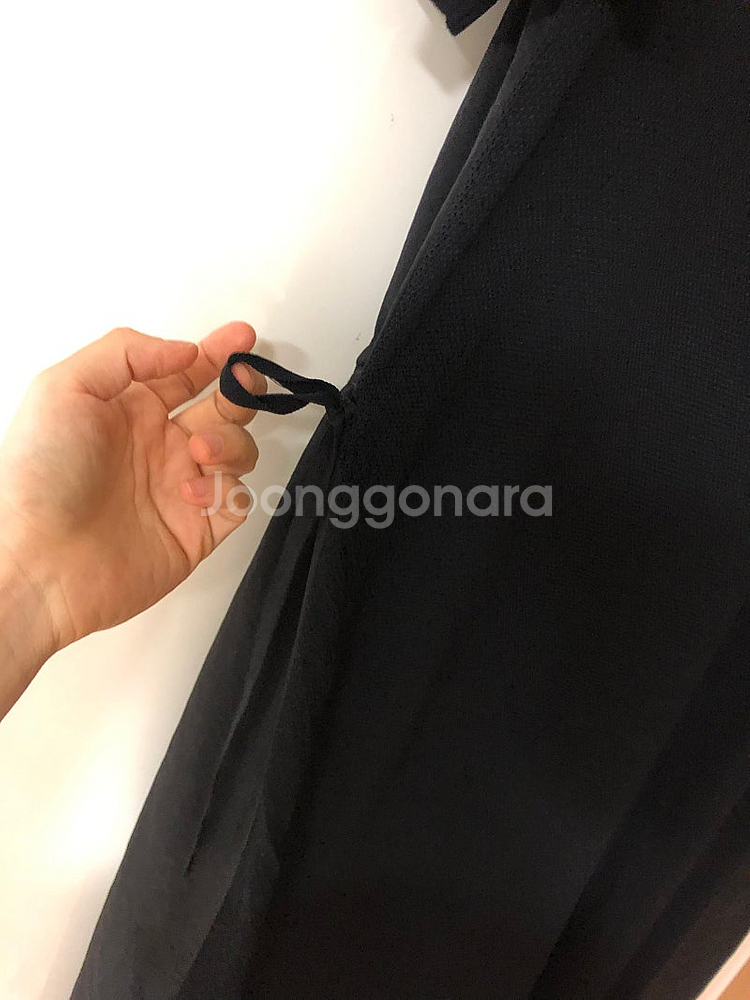 온앤온 21년 빅카라 세일러 바스락 니트 원피스 올드머니룩 하객룩 출근룩--3