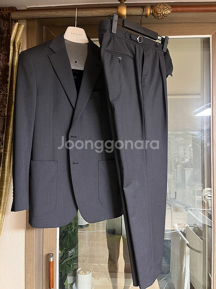 마에스트로 25ss 그레이 정장 셋업--1