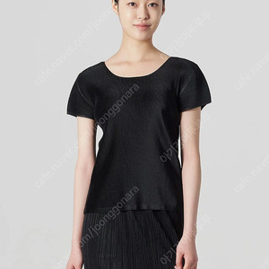 (새상품) 플리츠플리즈 베이직 미스트 블랙