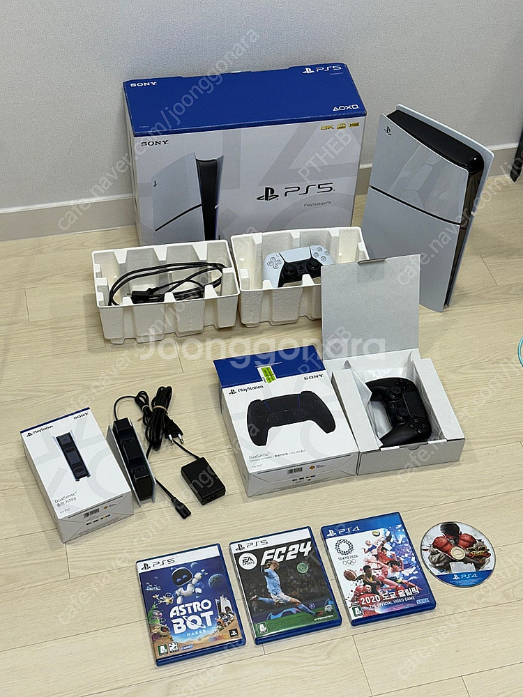 PS5 슬림 디스크 풀셋, 풀박스 플스5--6