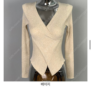 랩니트 베이지 (새상품)여성니트