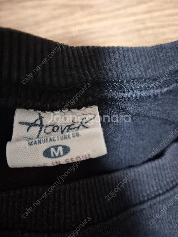 Acover 반팔티셔츠 블랙 L사이즈--2