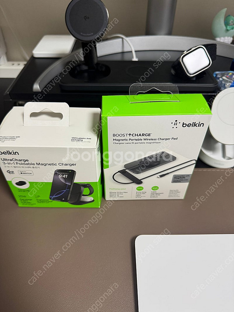 벨킨 Qi2 25w 3in1 무선충전기 블랙--0