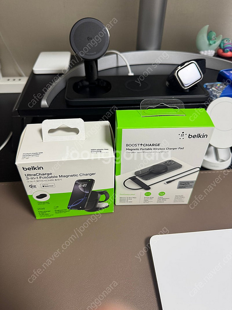 벨킨 Qi2 25w 3in1 무선충전기 블랙--1
