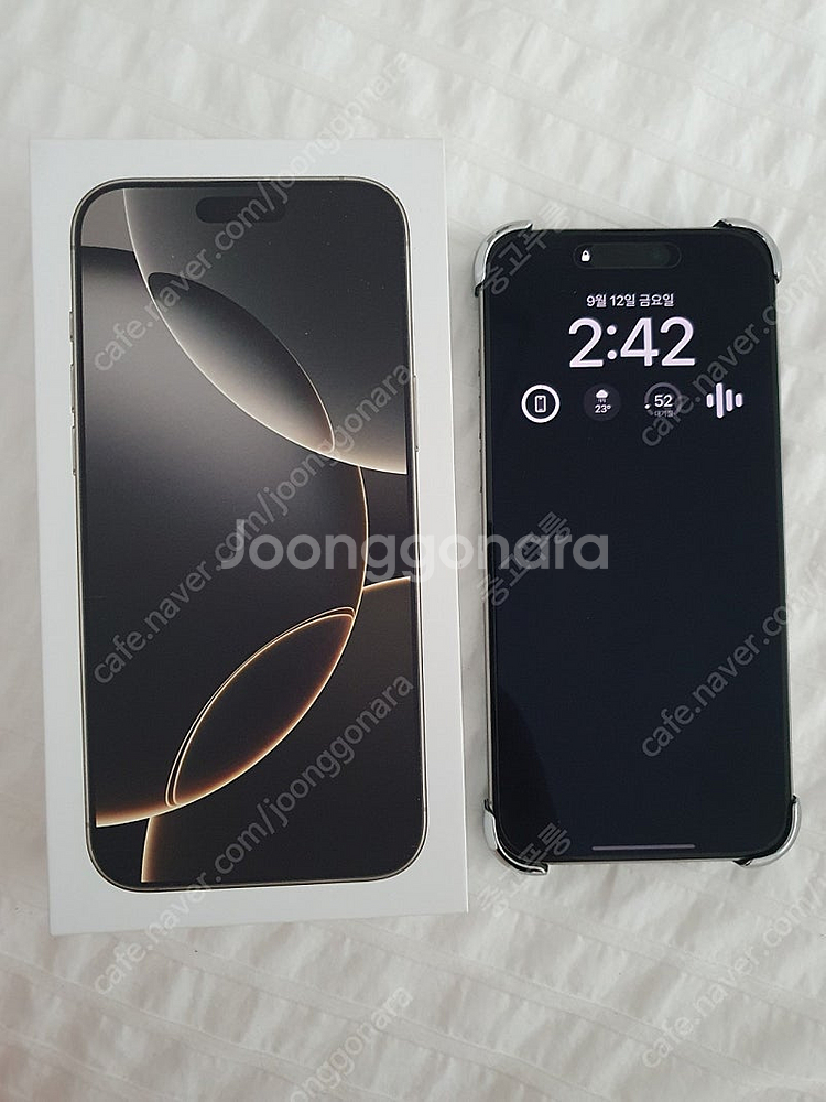 아이폰 16 프로 맥스 256GB 내추럴 2주 사용 신...--0