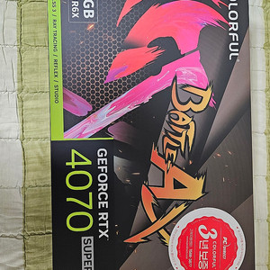 COLORFUL 지포스 RTX 4070 SUPER 토마호크 판매합니다.