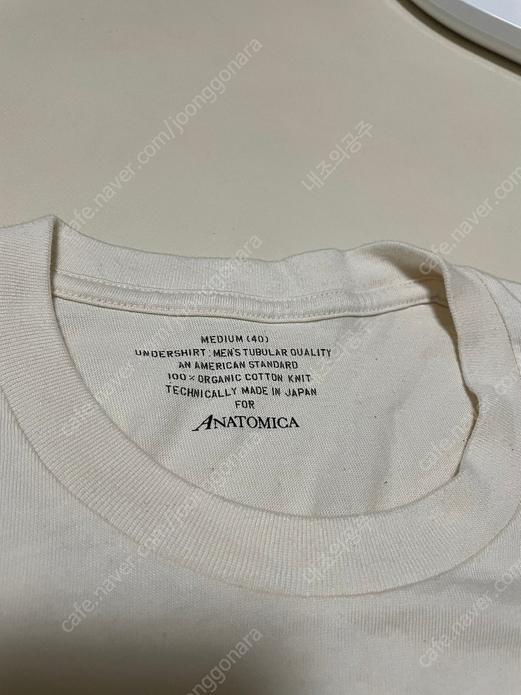 아나토미카 오가닉 티 긴팔 M사이즈 이미지