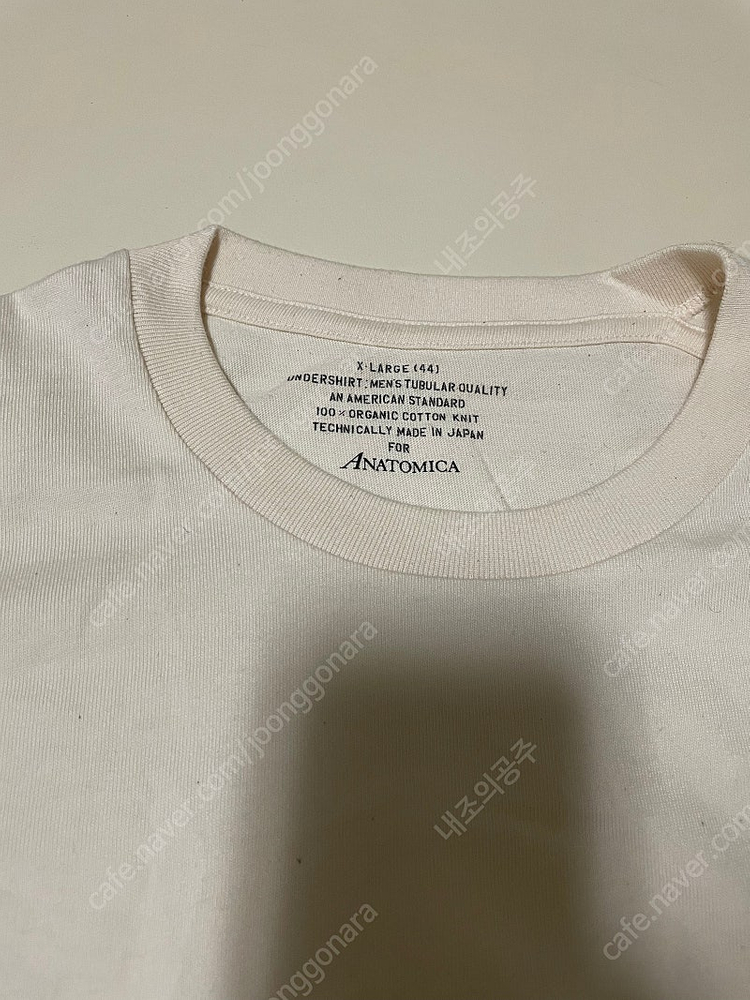 Anatomica 아나토미카 오가닉 긴팔 티셔츠 XL사이즈 이미지