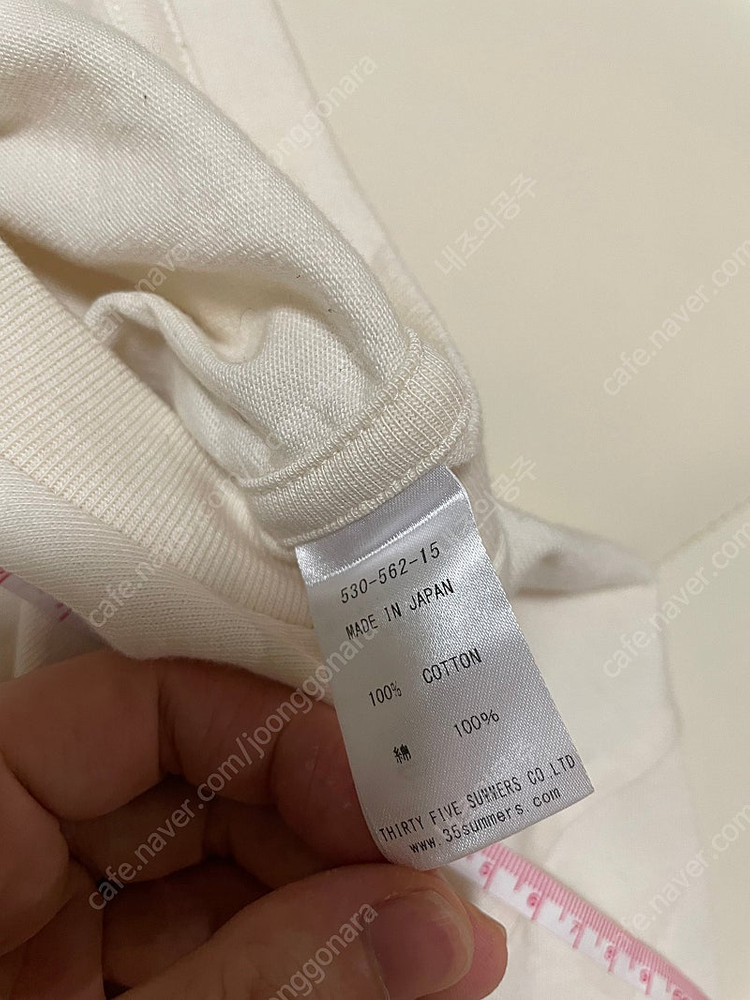 Anatomica 아나토미카 오가닉 긴팔 티셔츠 XL사이즈 이미지