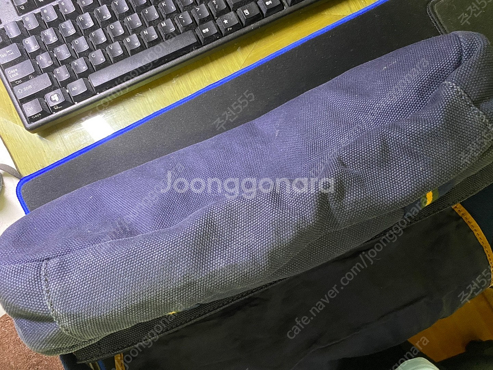 Fossil.파슬. 캔버스 가죽배색 크로스백,--6