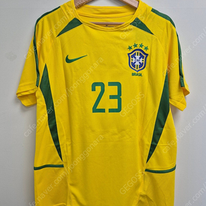 2002 브라질 홈 레트로 축구 유니폼 카카