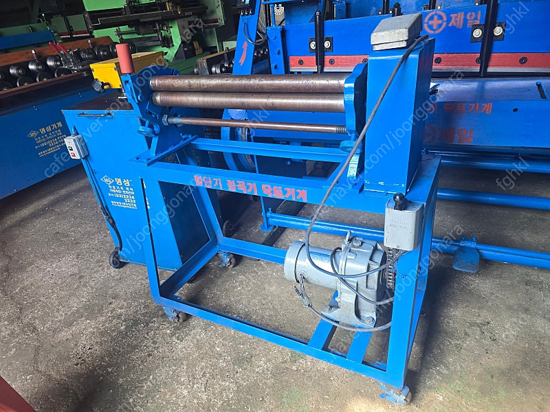 덕트기계,닥트기계,비딩기,삼단로라,엘보,닥트로라,재살꺽기,TDF 팝니다. 이미지