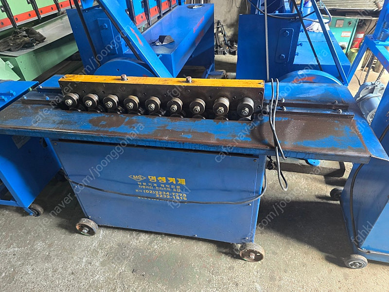 덕트기계,닥트기계,비딩기,삼단로라,엘보,닥트로라,재살꺽기,TDF 팝니다. 이미지