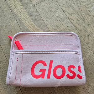 glossier mini beauty bag 글로시에 미니 뷰티백 파우치(반택포포함)