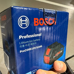 미개봉) 보쉬 배터리 ProCORE 18V 8.0Ah 고출력 밧데리 팜