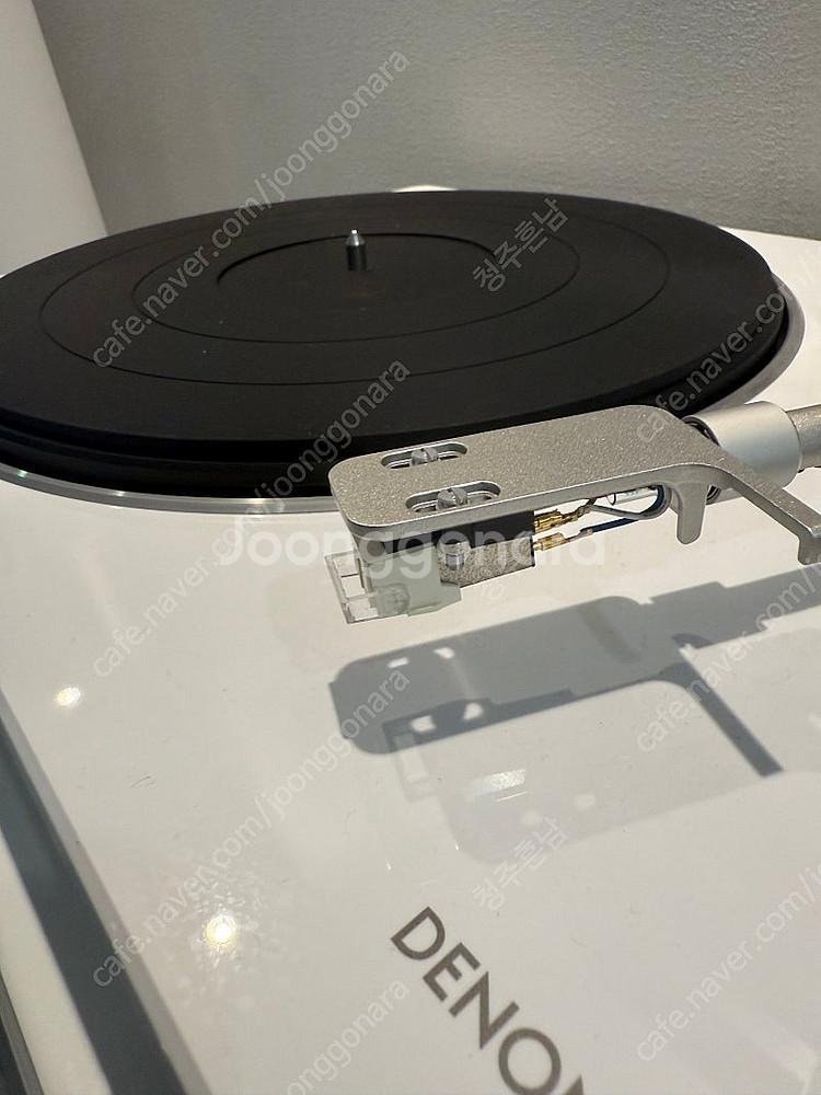 [청주] 데논DENON DP-400 화이트 턴테이블 판...--1