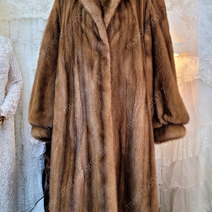(정품)AMERICAN FUR AWARDS 별다섯 롱밍크코트 최상급,최상태