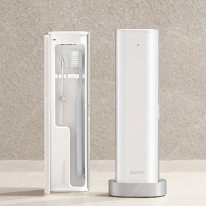 퓨론 휴대용 칫솔살균기 구강 케어 살균기 유무선 UV-C살균 열 바람 건조