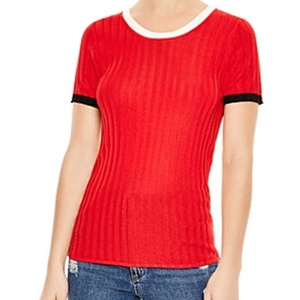 산드로sandro 골지 티셔츠 정품