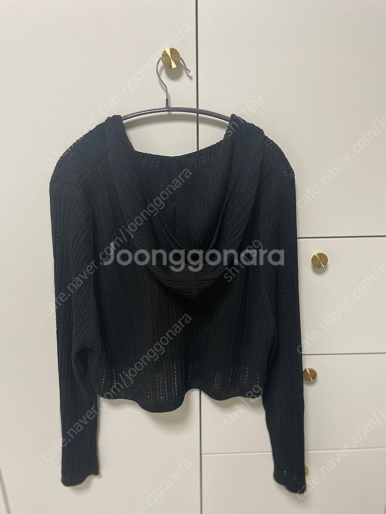 타임 25 후드 집업 니트 점퍼--3