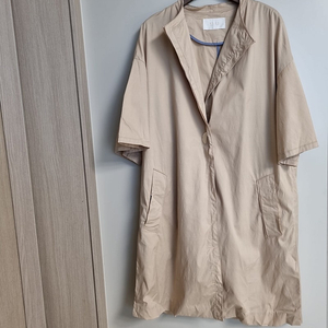 한섬 SJSJ 반팔 코트 베이지