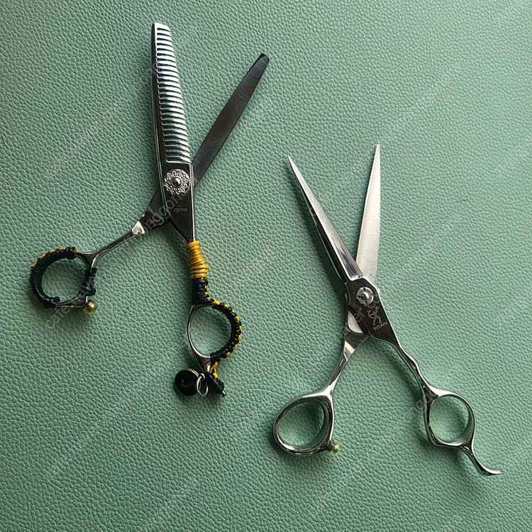 미용가위 블런트 6.0 틴닝 26발3홈--0